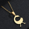 Image of Women's Gold Stainless Steel Necklace Shopping