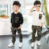 Image of Camouflage long sleeve kids suit Shopping