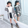 Image of new foreign gas plus velvet jacket thick medium and large children Korean version of the coat woolen coat Shopping