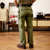 Image of Men's Army Green Loose Straight Wide-leg Casual Pants Shopping