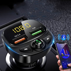 Car Bluetooth Receiver Car Multi-function Cigarette Lighter Car Charger Shopping