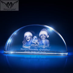 crystal  photo custom  laser engraving crystal sphere Shopping