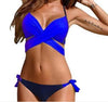 Image of Variety cross straps bikini new swimsuit fashion sexy steel support two-piece swimsuit Shopping