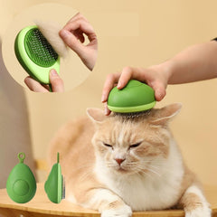 Creative Cat Grooming Comb Portable Massage Brush One-Button Remove Floating Hair Scraper Cats Dogs Pet Self Cleaning Tool Accessories Shopping