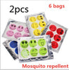 Image of Summer Smile Mosquito Sticker Cartoon Mosquito Repellent Mosquito Repellent Mosquito Sticker 6 Pieces Of Random Color Shopping