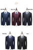 Image of Suit Solid Color Three Pieces Set Shopping