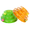 Image of Pet Cat Crazy Ball Disk Interactive Toys Amusement Plate Trilaminar Funny Toy Shopping