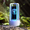 Image of Creative 2 In 1 Audio Acrylic Crystal Lamp And Bluetooth Speaker Valentine's Day Gift Touch Night Lamp Shopping