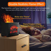 Image of Flame Humidifier Essential Oil Diffuser With Fireplace Light For Bedroom, Fireplace Simulation Humidifier, Super Quiet 270ml Cool Mist Humidifiers Waterless Auto Shut-Off For Home Office Decor Shopping