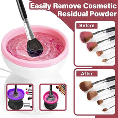 Electric Makeup Brush Cleaner Machine Portable Automatic USB Cosmetic Brush Cleaner Tools For All Size Beauty Makeup Brushes Set Shopping111