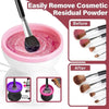 Image of Electric Makeup Brush Cleaner Machine Portable Automatic USB Cosmetic Brush Cleaner Tools For All Size Beauty Makeup Brushes Set Shopping111