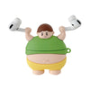 Image of Compatible with Apple, 3D Cute Little Fat Man Lifting Weights Soft Silicon Case For AirPods Pro Earphone Cases Wireless Charging Cover Shopping