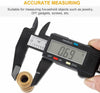 Image of Digital Caliper Electronic Gauge Carbon Fiber Vernier Micrometer Ruler 150mm 6 Shopping