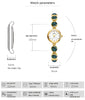 Image of Glow Rough Stone INS Malachite Colorful Women's Watch Shopping