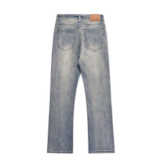 Retro Washed Jeans Men's Loose All-matching