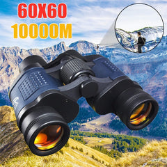 Telescope 60X60 Powerful Binoculars Hd 10000M High Magnification For Outdoor Hunting Optical Scopes Lll Night Vision Fixed Zoom Shopping