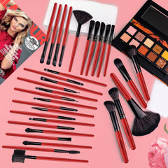 Total 32pcs Cosmetics Makeup Brushes Contains Powder Brush Shopping111