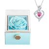 Image of Fashion Creative Rose Jewelry Box Necklace Suit Shopping