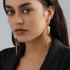 Image of Creative Asymmetric Simple Women's Long Earrings Shopping