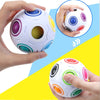 Image of High Elasticity And Fall Resistance Puzzle Rainbow Ball Toy Shopping