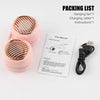 Image of Portable Hanging Neck Fan 5 Speed Wearable Personal Fan Air Cooler Rechargeable Shopping