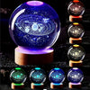 Image of Creative 3D Inner Carving Luminous Crystal Ball Colorful Gradient Small Night Lamp Home Decorations Gifts Selection Shopping