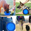 Image of 350 And 1000ML Dog Bowls Folding Silicone Puppy Food Container Portable Cat Water Feeder For Travel Walking Pet Supplies Shopping