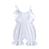 Image of New Arrivals Newborn Toddler Baby Girls Sleeveless Solid Romper Jumpsuit Outfit Shopping