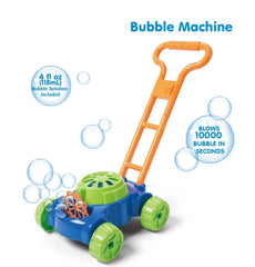 Plastic Hand Push Bubble Machine Electric Blowing Bubble Parent-child Outdoor Children's Tank Car Toy Summer Shopping