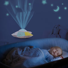 Starfish LED Rotating Star Projector Lighting Moon Starry Sky Children Baby Night Sleep Light Battery Emergency Projection Lamp Shopping