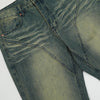 Image of Washed Contrast Color Skinny Jeans For Men Shopping