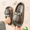 Image of Kids Dinosaur Slippers Wholesale Summer Cartoon Parent Child Outdoor Home EVA Sandals Women Men Kids Cute Slippers Baby Shoes Shopping