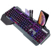 Image of ErgonomicWired Gaming Keyboard with RGB Backlight Phone Holder Shopping