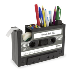 Cassette Tape Dispenser Pen Holder Vase Pencil Pot Shopping