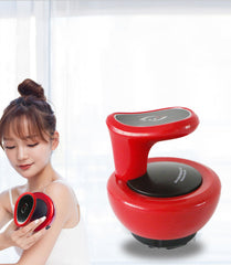 Image of Electric Body Scraping Massager Negative Pressure Cupping Machine Meridian Suction Massage Magnetic Therapy Device