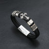 Image of Alloy Punk Men's Leather Cord Bracelet Shopping