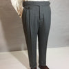 Image of Loose Casual Wool Suit Pants Shopping