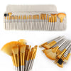 Image of 32Pcs Makeup Brushes Pouch Set Blending Powder Puff Professional Cosmetics Tools Shopping111