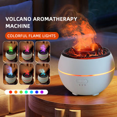 Flame Aroma Diffuser Household Desk Aromatherapy Humidifier Shopping