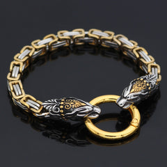 Nordic Fancy Wolf Head Emperor Bracelet Shopping