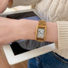 Image of Retro Small Golden Watch Steel Belt Women's Middle Ancient Shopping