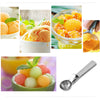 Image of Ice Cream Scoops Stacks Stainless Steel Ice Cream Digger Non-Stick Fruit Ice Ball Maker Watermelon Ice Cream Spoon Tool Shopping