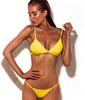 Image of European and American women's split solid color bikini Shopping