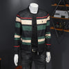 Image of Contrast Striped Jacket Casual Men's Thin Jacket Shopping