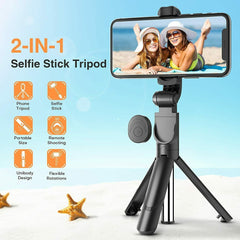 Fit  Telescopic Selfie Stick Bluetooth Tripod Monopod Phone Holder Shopping