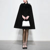 Image of Black vintage mid-length woolen coat Shopping