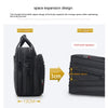 Image of Large Capacity Briefcase Men's Business Canvas Portable Shopping