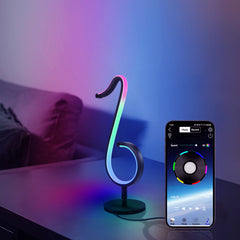 Intelligent APP Remote Control Symphony Atmosphere Light LED Night Light 180° Rotation Desktop Bedside For Home Decor Lamp