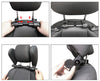 Image of Car headrest pillow Sleep Adjustable Side Car Soft Travel Seat Headrest Auto Leather Support Neck Pillow Cushion car accessories Shopping