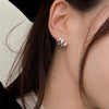 Image of Women's Retro Personality And Minimalism Versatile Elegant Earrings Shopping